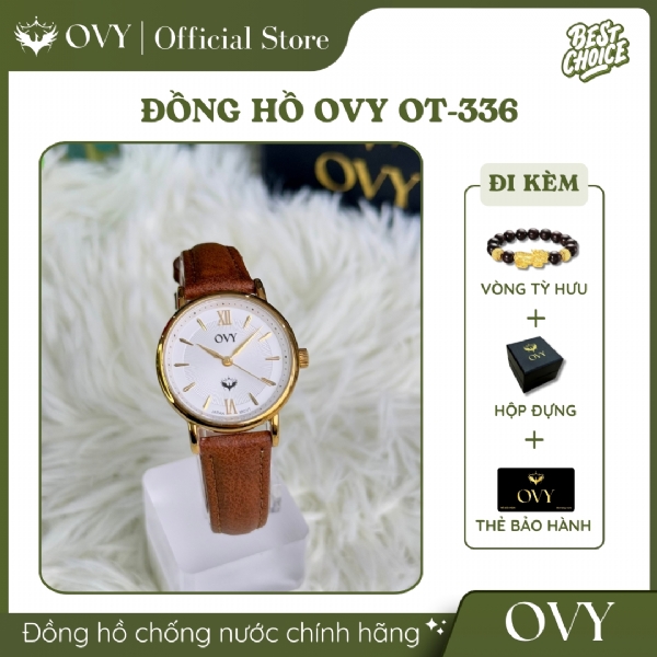 Đồng hồ Nữ GOLDEN CLASSIC LEATHER OVY OT-336 Đồng hồ Nữ GOLDEN CLASSIC LEATHER OVY OT-336